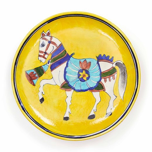 Decorative horse plate
