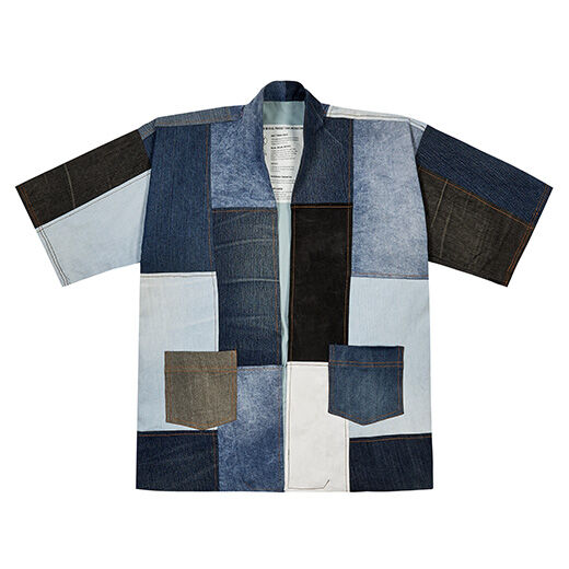 Patchwork denim jacket by The Revival