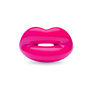 Neon pink Hotlips ring by Solange