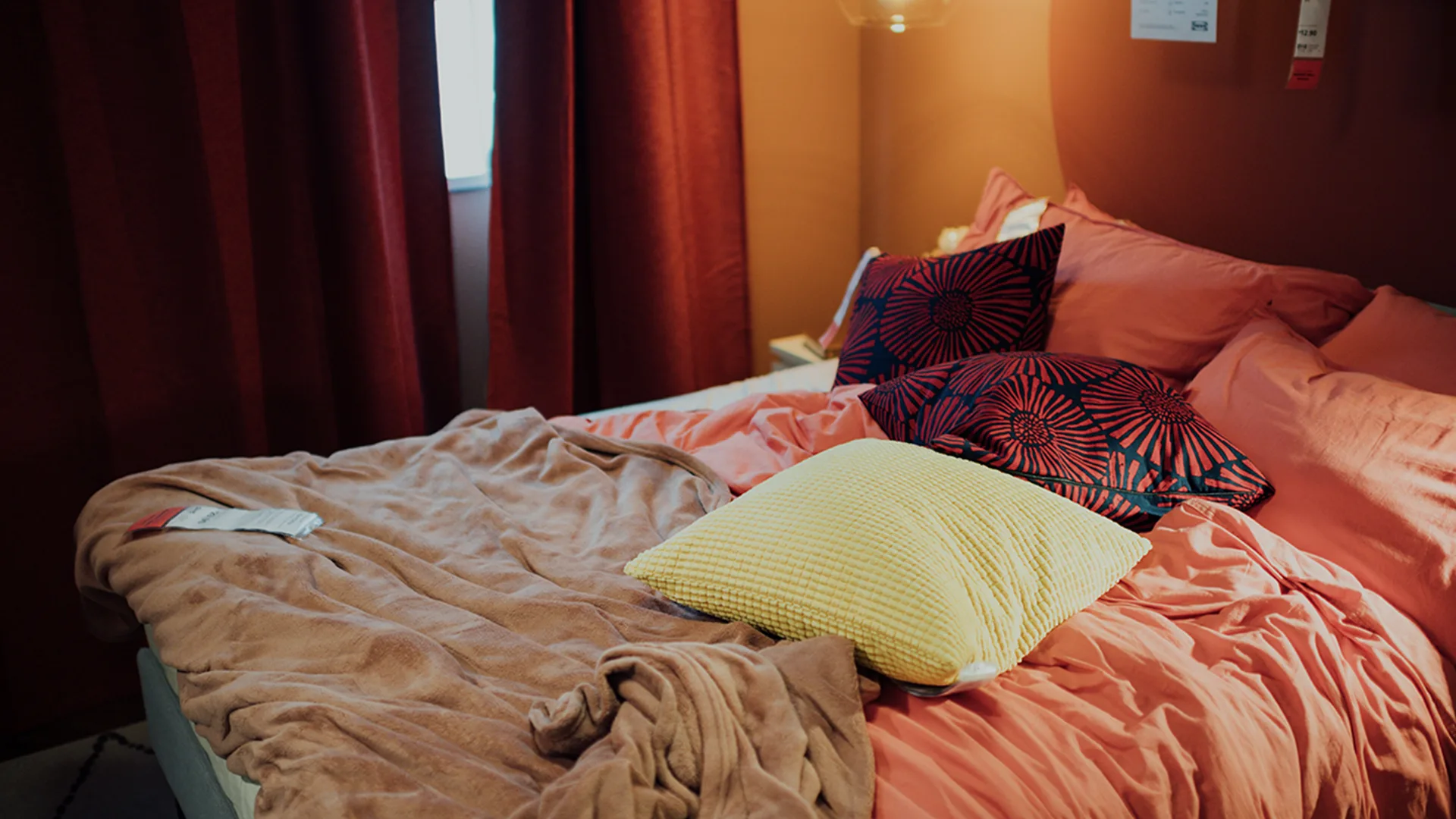 Messy bed